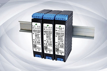 Источник электропитания DC/DC - HSA15 T series - MTM Power Messtechnik Mellenbach GmbH - AC/DC / с тремя выходами / на DIN-рейке