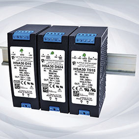 Источник электропитания DC/DC - HSA30 D series - MTM Power Messtechnik Mellenbach GmbH - AC/DC / с одним выходом / на DIN-рейке