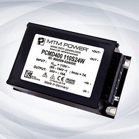 Монтированный преобразователь DC/DC на шасси - PCMD400 series  - MTM Power Messtechnik Mellenbach GmbH - промышленный / с одним выходом / с большим входным диапазоном