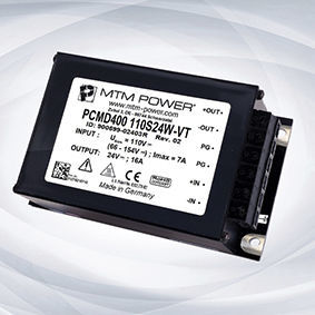 Монтированный преобразователь DC/DC на шасси - PCMD400 series - MTM Power Messtechnik Mellenbach GmbH - с одним выходом / с большим входным диапазоном / CE