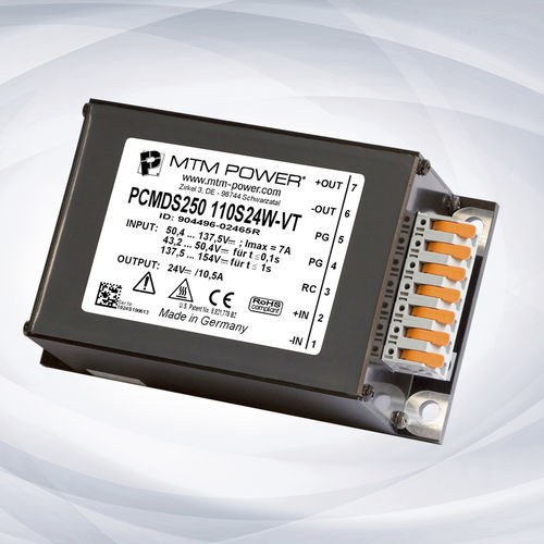 Монтированный преобразователь DC/DC на шасси - PCMDS250 Series - MTM Power Messtechnik Mellenbach GmbH - с одним выходом / с большим входным диапазоном / CE