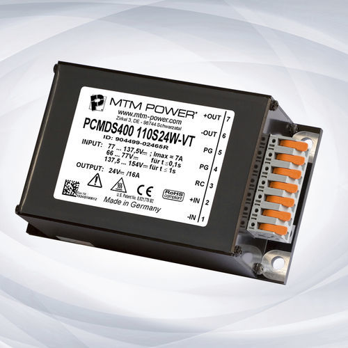 Преобразователь DC/DC с гальванической изоляцией - PCMDS400 series - MTM Power Messtechnik Mellenbach GmbH - монтированный на шасси / с одним выходом / с большим входным диапазоном
