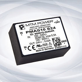 Инкапсулированный источник электропитания - PMAS10 S series  - MTM Power Messtechnik Mellenbach GmbH - DC/DC / AC/DC / с одним выходом