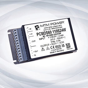 Монтированный преобразователь DC/DC на шасси - PCMDS60 series - MTM Power Messtechnik Mellenbach GmbH - на DIN-рейке / промышленный / с одним выходом