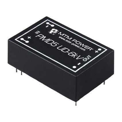 Преобразователь DC/DC с входным напряжением 4:1 - PMD5 48D1 series - MTM Power Messtechnik Mellenbach GmbH - с двумя выходами