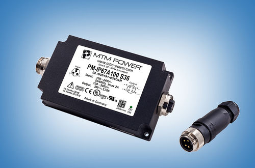Монтированный источник электропитания на шасси - PM-IP67A100 S24 - MTM Power Messtechnik Mellenbach GmbH - AC/DC / с одним выходом / IP67