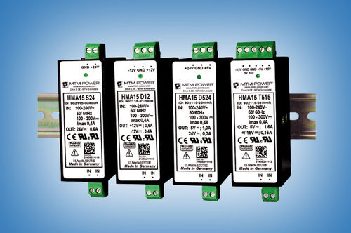 Источник электропитания на DIN-рейке - HMA15 T515 - MTM Power Messtechnik Mellenbach GmbH - AC/DC / с тремя выходами / CE