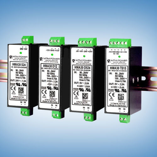 Источник электропитания на DIN-рейке - HMA30 S3,3 - MTM Power Messtechnik Mellenbach GmbH - AC/DC / с одним выходом / CE