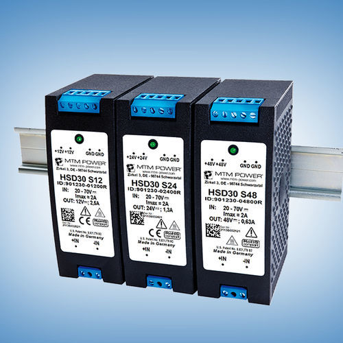 Источник электропитания на DIN-рейке - HSD30 S12 - MTM Power Messtechnik Mellenbach GmbH - DC/DC / с одним выходом / CE