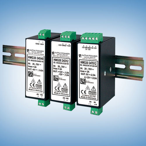 Источник электропитания на DIN-рейке - HMG30 24S05 - MTM Power Messtechnik Mellenbach GmbH - DC/DC / с одним выходом / CE