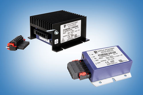 Преобразователь DC/DC с гальванической изоляцией - PCMDS80 24S12W - MTM Power Messtechnik Mellenbach GmbH - монтированный на шасси / для транспортного средства / для применения в железнодорожной отрасли