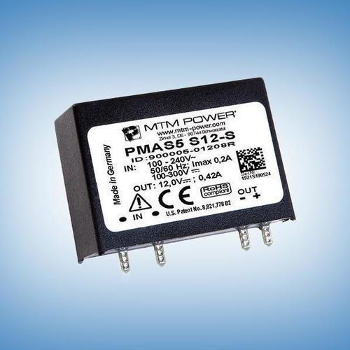 Источник электропитания для печатной платы - PMAS5 S15-S - MTM Power Messtechnik Mellenbach GmbH - AC/DC / с одним выходом / CE