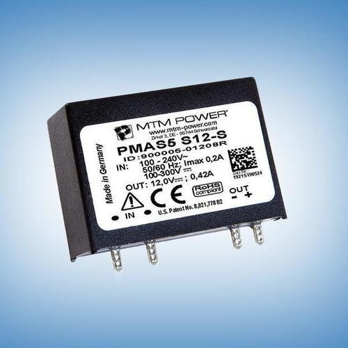 Источник электропитания для печатной платы - PMAS5 S24-S - MTM Power Messtechnik Mellenbach GmbH - AC/DC / с одним выходом / CE