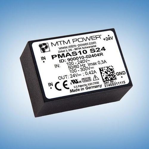 Источник электропитания для печатной платы - PMAS10 S15 - MTM Power Messtechnik Mellenbach GmbH - AC/DC / с одним выходом / CE