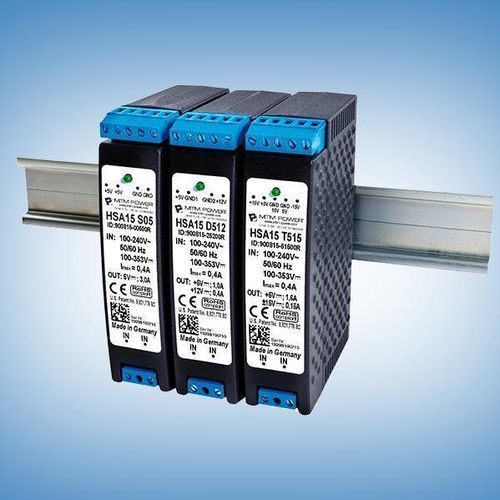 Источник электропитания на DIN-рейке - HSA15 D15 - MTM Power Messtechnik Mellenbach GmbH - AC/DC / с двумя выходами / CE