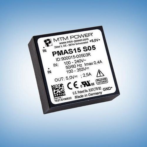 Источник электропитания для печатной платы - PMAS15 S15 - MTM Power Messtechnik Mellenbach GmbH - AC/DC / с одним выходом / CE
