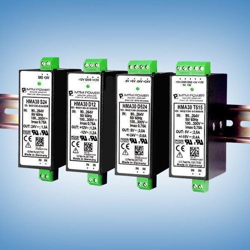 Источник электропитания на DIN-рейке - HMA30 S15 - MTM Power Messtechnik Mellenbach GmbH - AC/DC / с одним выходом / CE