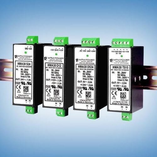 Источник электропитания на DIN-рейке - HMA30 D15 - MTM Power Messtechnik Mellenbach GmbH - AC/DC / с двумя выходами / CE