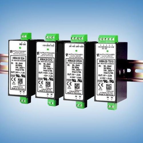 Источник электропитания на DIN-рейке - HMA30 T515 - MTM Power Messtechnik Mellenbach GmbH - AC/DC / с тремя выходами / CE
