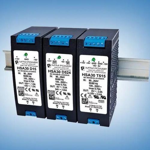 Источник электропитания на DIN-рейке - HSA30 D512 - MTM Power Messtechnik Mellenbach GmbH - AC/DC / с двумя выходами / CE