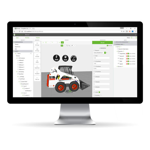Программное обеспечение для программирования - Vuforia Studio - PTC - развития / визуализатор / разработки
