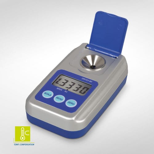 Цифровой рефрактометр - DR101-60 - A. KRÜSS Optronic GmbH - переносной / с показателями коэффицента преломления / лабораторный
