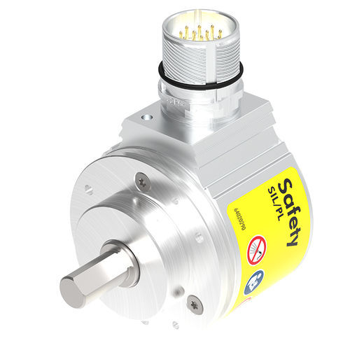 Датчик угла поворота для обеспечения безопасности - I_58+FS - TR-Electronic GmbH - инкрементальный / со сплошным валом / с полой осью
