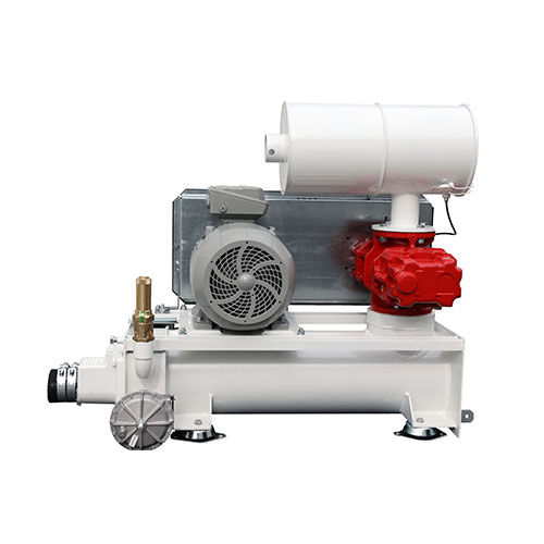 Объемный воздуходувный агрегат - K series with integrated discharge silencer - RKR Gebläse und Verdichter GmbH - роторно-лопастный / ATEX / компактный