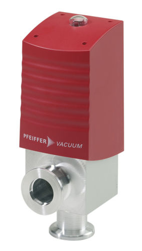 Электропневматический клапан - Pfeiffer Vacuum+Fab Solutions - для сжатого воздуха / с прямым углом / из нержавеющей стали