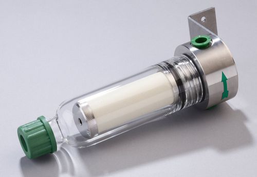 Картер для фильтра с картриджем - FS-2K-D - M&C TechGroup Germany GmbH - для жидкостей / из ПТФЭ / из нержавеющей стали