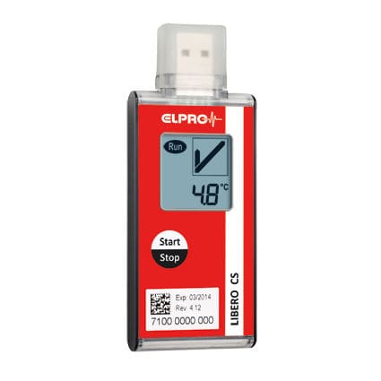 Регистратор данных для измерения температуры - LIBERO CS - ELPRO-BUCHS AG - USB / NTC / с дисплеем LCD