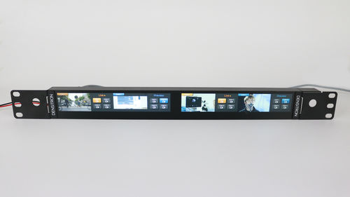 Монитор с мультисенсорным экраном - DM-132GN-OPUR01 - Densitron Technologies - 13" / QVGA / для монтажа в стойку