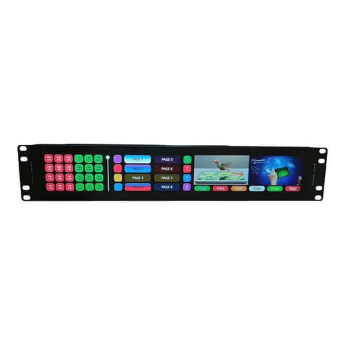 HMI с многоточечным сенсорным экраном - DM-163GN-MPXR03 - Densitron Technologies - для монтажа в стойку / x86 / Ethernet