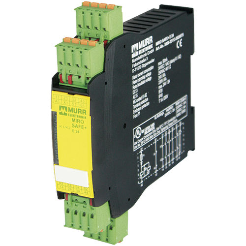 Реле безопасности 4NO - MIRO SAFE+ E 24 - MURRELEKTRONIK - 2NF / на DIN-рейке / 24 Vcc