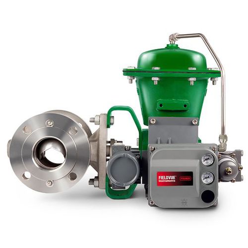 Клапан со сферическим золотником - Vee-Ball™ V300 - FISHER REGULATORS - с пневматическим управлением / для контроля / из нержавеющей стали