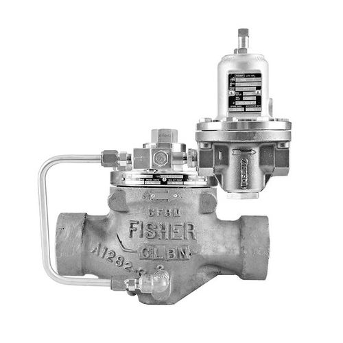 Регулятор давления для воды - LR125 - FISHER REGULATORS - для масла / мембранный / с заслонкой