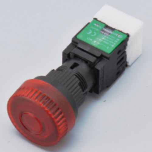 Пусковая кнопка на пружине - A16 series - Auspicious Electrical Engineering Co., Ltd. - с подсветкой / постоянный ток / прямоугольная