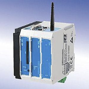 Контроллер M2M сотовый IoT - F3 series - Cannon-Automata - на DIN-рейке