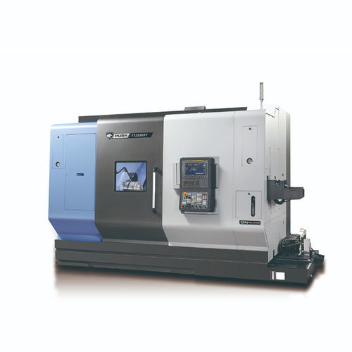 Токарный станок ЧПУ - Puma TT series - Doosan Infracore Machine Tools - с двумя стержнями / с двойной револьверной головкой / для использования в автомобилях
