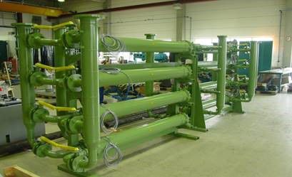 Теплообменник с трубами и каландром - Universal Hydraulik GmbH - жидкость/жидкость