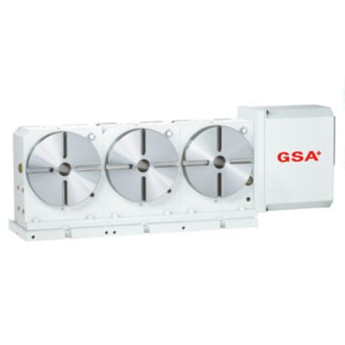Роторный стол с двигателем - CNC-200R-3W - GSA TECHNOLOGY - горизонтальный / для мехобработки материалов / ЧПУ