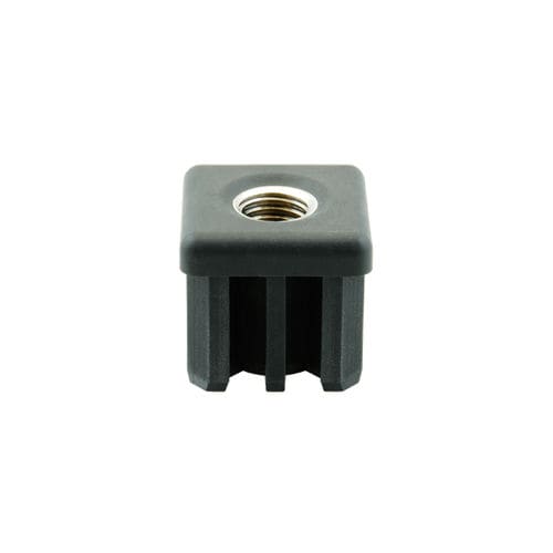 Резьбовая вставка - WDS 689 series - WDS Component Parts - из пластика / квадратная / для установки на конце круглых труб