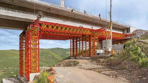 Обшивка каркас - VARIOKIT VRB - PERI - для пролета моста