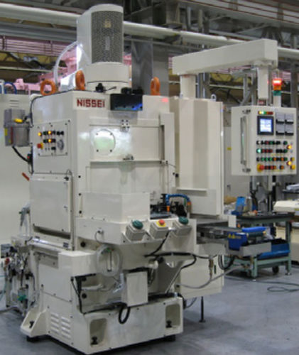 Станок для шлифования для обрабатываемых деталей - V-4PN - Nissei Industry Corporation - вертикальный / ЧПУ / с двойным точильным кругом