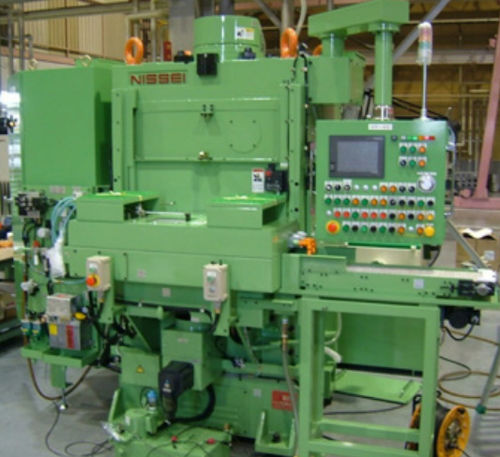 Станок для шлифования для обрабатываемых деталей - VP-4S - Nissei Industry Corporation - горизонтальный / ЧПУ / с двойным точильным кругом