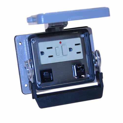 Соединитель РЧ - GF-RJ45-R-32   - Mencom Corporation - RJ45 / квадратный / розетка