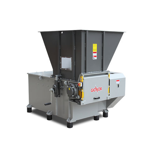 Первичный измельчитель - V series - Genox Recycling Tech (China) Co., Ltd. - с 1 валом / для дерева / металлический
