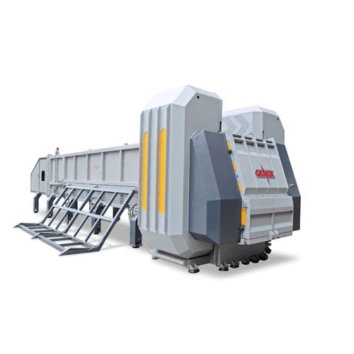 Измельчитель с 2 валами - J1200 - Genox Recycling Tech (China) Co., Ltd. - для шланга / энергосберегающий