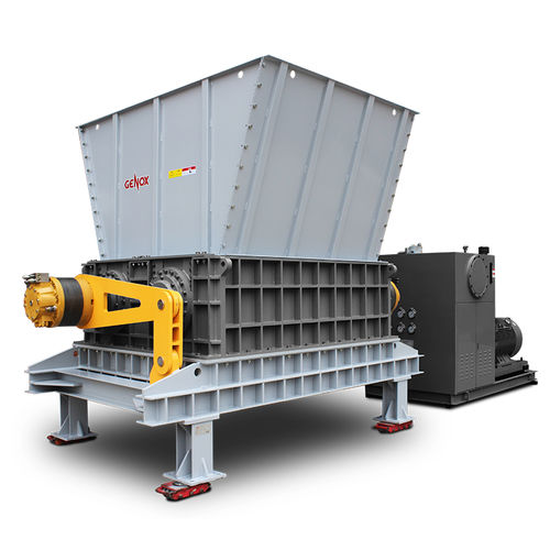 Первичный измельчитель - TS series - Genox Recycling Tech (China) Co., Ltd. - с 2 валами / для отходов / для промышленных отходов