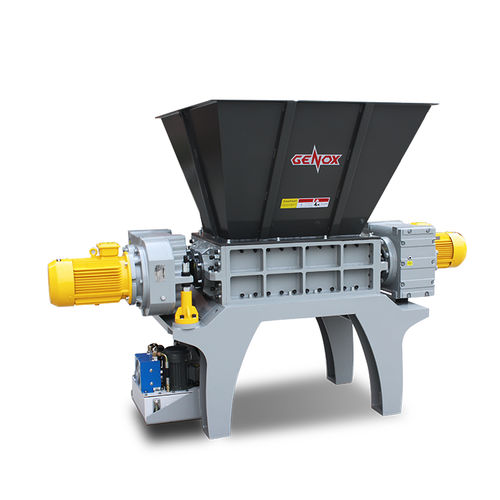 Двухвальный измельчитель - M series - Genox Recycling Tech (China) Co., Ltd. - для дерева / для шин / металлический